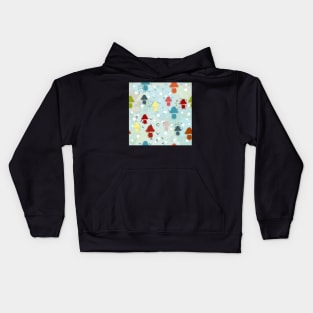 Mushroom Pattern Kids Hoodie